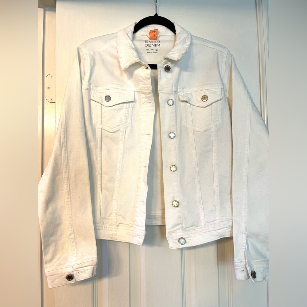 Zara Distressed Denim Jacket